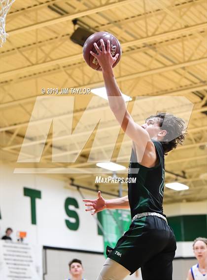 Thumbnail 3 in Huckabay vs Trinity Christian (Santo Tournament) photogallery.