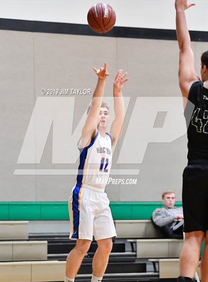 Thumbnail 2 in Huckabay vs Trinity Christian (Santo Tournament) photogallery.