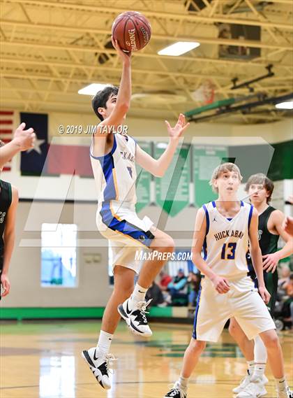 Thumbnail 1 in Huckabay vs Trinity Christian (Santo Tournament) photogallery.