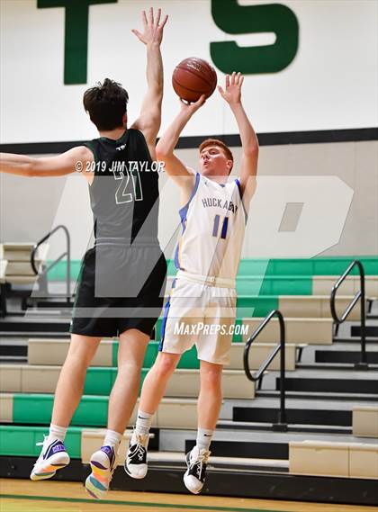 Thumbnail 3 in Huckabay vs Trinity Christian (Santo Tournament) photogallery.