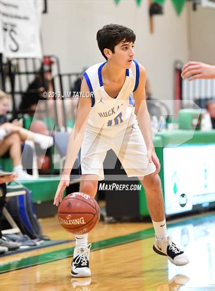 Thumbnail 3 in Huckabay vs Trinity Christian (Santo Tournament) photogallery.