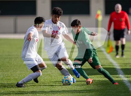 Thumbnail 2 in Marshall vs Garces Memorial (CIF State SoCal D5 Final) photogallery.