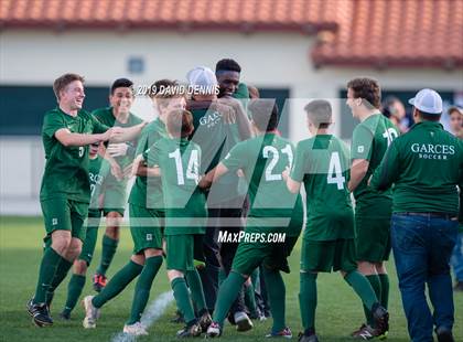 Thumbnail 2 in Marshall vs Garces Memorial (CIF State SoCal D5 Final) photogallery.