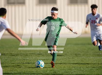 Thumbnail 2 in Marshall vs Garces Memorial (CIF State SoCal D5 Final) photogallery.