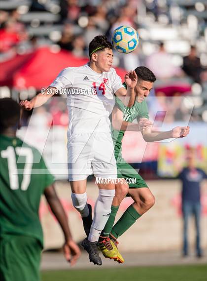 Thumbnail 2 in Marshall vs Garces Memorial (CIF State SoCal D5 Final) photogallery.