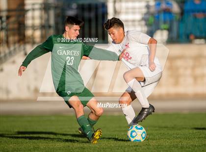 Thumbnail 2 in Marshall vs Garces Memorial (CIF State SoCal D5 Final) photogallery.