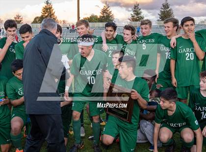 Thumbnail 3 in Marshall vs Garces Memorial (CIF State SoCal D5 Final) photogallery.