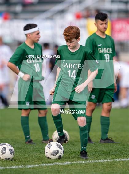Thumbnail 3 in Marshall vs Garces Memorial (CIF State SoCal D5 Final) photogallery.