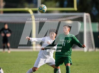 Thumbnail 2 in Marshall vs Garces Memorial (CIF State SoCal D5 Final) photogallery.