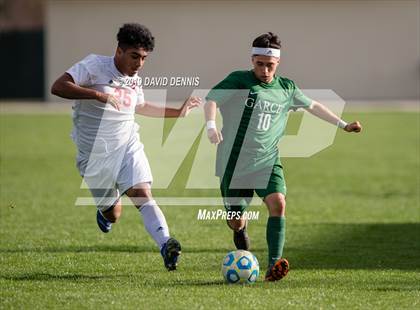 Thumbnail 2 in Marshall vs Garces Memorial (CIF State SoCal D5 Final) photogallery.