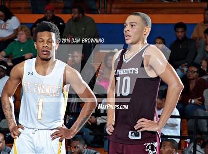 Thumbnail 2 in St. Frances Academy vs. St. Benedict's Prep (Chick-Fil-A Classic) photogallery.
