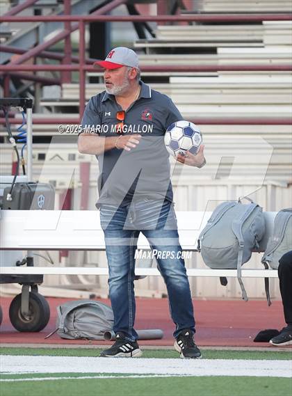 Thumbnail 2 in Juarez-Lincoln vs. Porter (UIL Boys Soccer 5A D2 Bi-District) photogallery.