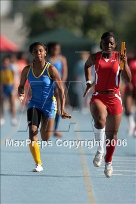 Thumbnail 2 in CIF State Championships - 400m Relay (Girls - Friday) photogallery.