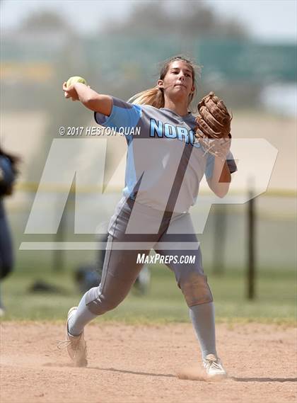 Thumbnail 3 in Norco vs Los Alamitos (Michelle Carew Classic) photogallery.