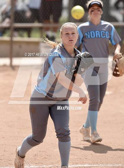 Thumbnail 2 in Norco vs Los Alamitos (Michelle Carew Classic) photogallery.