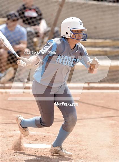 Thumbnail 2 in Norco vs Los Alamitos (Michelle Carew Classic) photogallery.