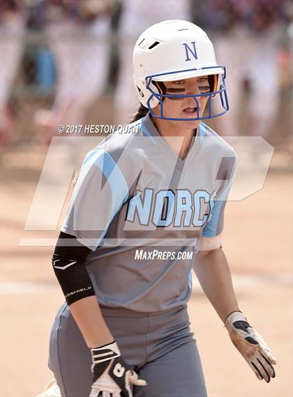 Thumbnail 3 in Norco vs Los Alamitos (Michelle Carew Classic) photogallery.
