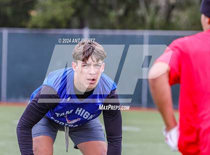 Thumbnail 2 in Tamalpais vs Montgomery (D1 Bound Academy 7 on 7 Tournament) photogallery.