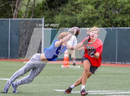 Thumbnail 3 in Tamalpais vs Montgomery (D1 Bound Academy 7 on 7 Tournament) photogallery.