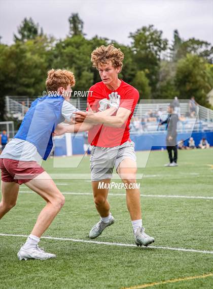 Thumbnail 2 in Tamalpais vs Montgomery (D1 Bound Academy 7 on 7 Tournament) photogallery.