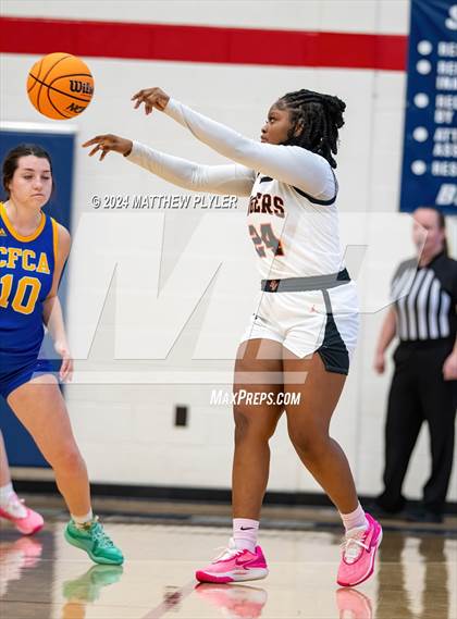 Thumbnail 2 in South View vs. Cape Fear Christian Academy (MLK Dream Jam 2024) photogallery.
