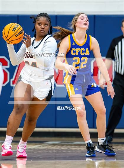 Thumbnail 3 in South View vs. Cape Fear Christian Academy (MLK Dream Jam 2024) photogallery.