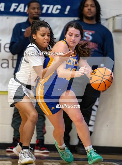 Thumbnail 3 in South View vs. Cape Fear Christian Academy (MLK Dream Jam 2024) photogallery.