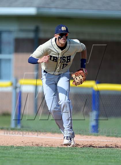 Thumbnail 1 in Notre Dame vs. Lyndonville (NYSPHSAA Section 5 Class DD Semifinal) photogallery.