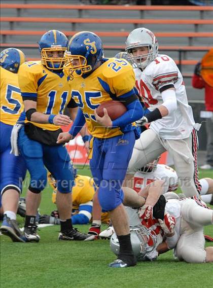 Thumbnail 2 in Hopewell-Loudon vs. St. John's (OHSAA D6 Final) photogallery.