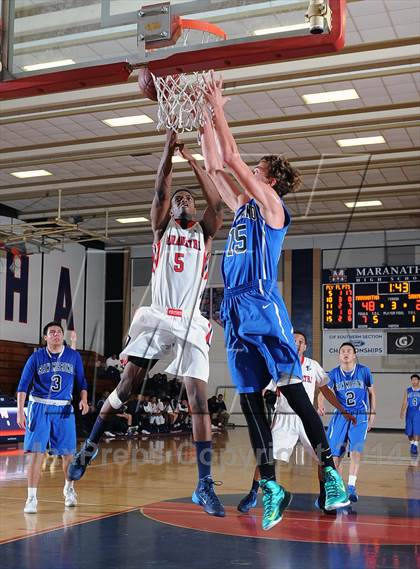 Thumbnail 2 in San Marino @ Maranatha  (CIF SS D4AA First Round Playoff) photogallery.