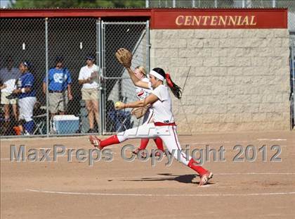 Thumbnail 1 in Clovis @ Centennial (CIF CS Playoffs) photogallery.