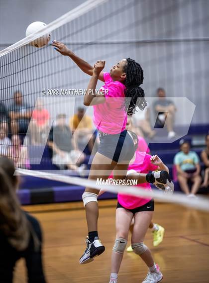 Thumbnail 3 in West Brunswick vs Cape Fear (Jack Britt's 19th Annual Volleyball Jamboree)(scrimmage) photogallery.