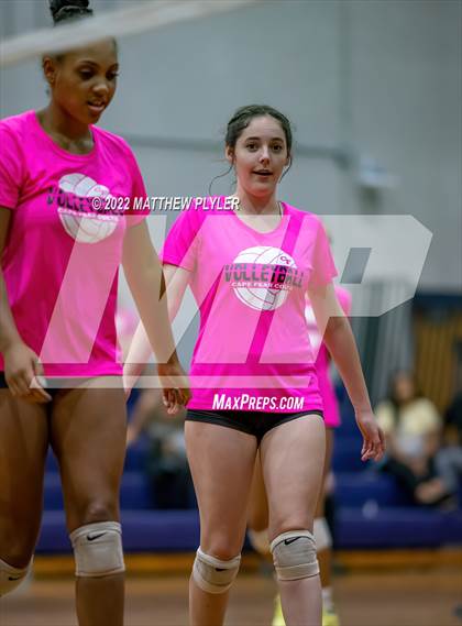Thumbnail 3 in West Brunswick vs Cape Fear (Jack Britt's 19th Annual Volleyball Jamboree)(scrimmage) photogallery.