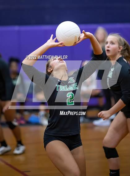 Thumbnail 3 in West Brunswick vs Cape Fear (Jack Britt's 19th Annual Volleyball Jamboree)(scrimmage) photogallery.