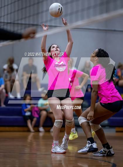 Thumbnail 3 in West Brunswick vs Cape Fear (Jack Britt's 19th Annual Volleyball Jamboree)(scrimmage) photogallery.