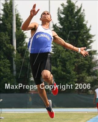 Thumbnail 2 in CIF State Championships - Long Jump (Boys - Friday) photogallery.