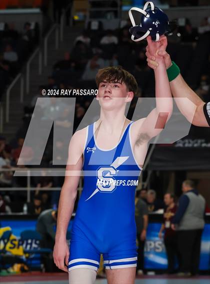 Thumbnail 2 in NYSPHSAA Wrestling Championships - Consolation Rounds photogallery.