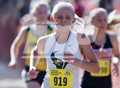 Thumbnail 2 in CIF State Cross Country Championships (Girls D3 Race) photogallery.