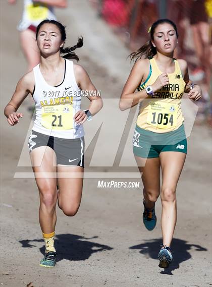 Thumbnail 2 in CIF State Cross Country Championships (Girls D3 Race) photogallery.