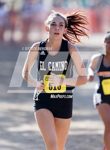 Thumbnail 2 in CIF State Cross Country Championships (Girls D3 Race) photogallery.