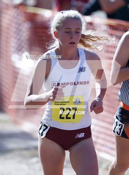 Thumbnail 2 in CIF State Cross Country Championships (Girls D3 Race) photogallery.