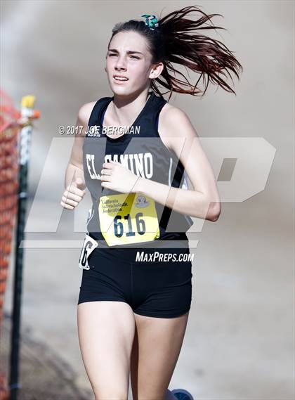 Thumbnail 2 in CIF State Cross Country Championships (Girls D3 Race) photogallery.