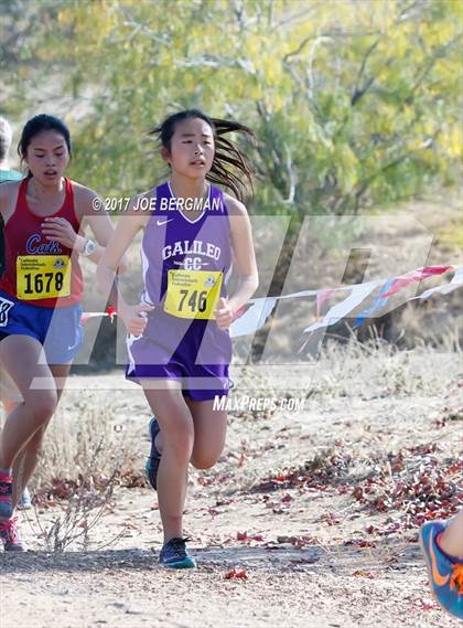 Thumbnail 3 in CIF State Cross Country Championships (Girls D3 Race) photogallery.