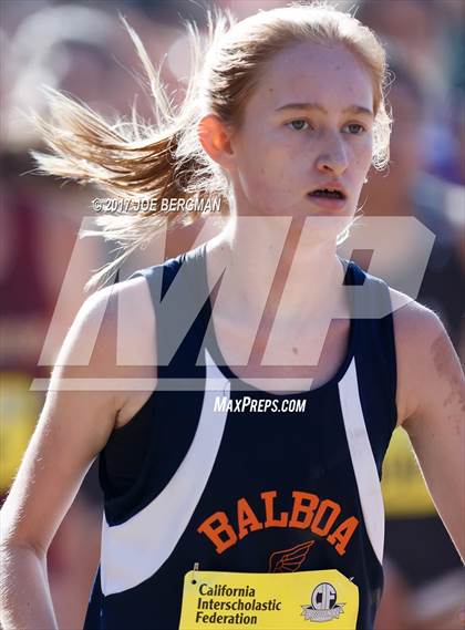 Thumbnail 2 in CIF State Cross Country Championships (Girls D3 Race) photogallery.