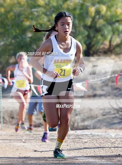 Thumbnail 1 in CIF State Cross Country Championships (Girls D3 Race) photogallery.