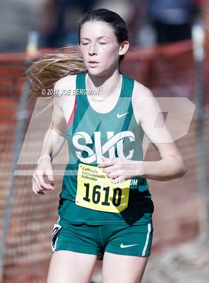 Thumbnail 2 in CIF State Cross Country Championships (Girls D3 Race) photogallery.