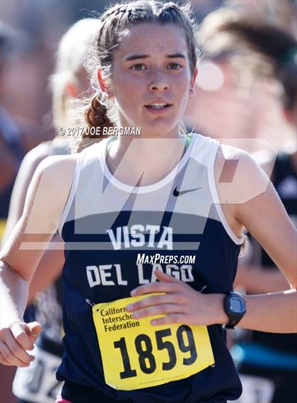 Thumbnail 2 in CIF State Cross Country Championships (Girls D3 Race) photogallery.