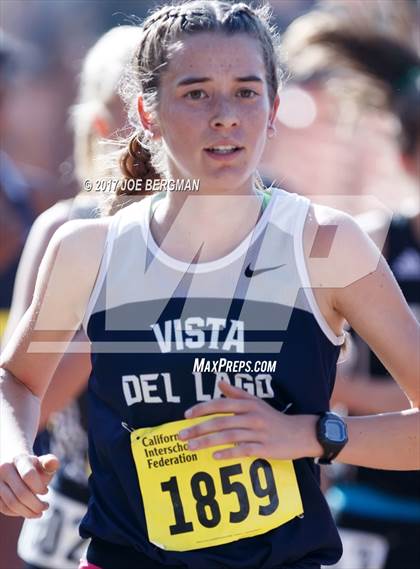 Thumbnail 2 in CIF State Cross Country Championships (Girls D3 Race) photogallery.