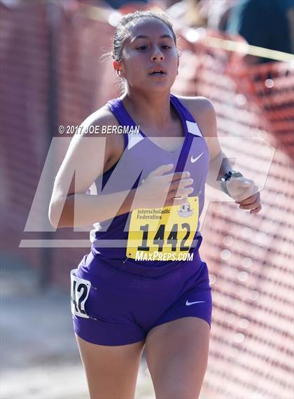 Thumbnail 1 in CIF State Cross Country Championships (Girls D3 Race) photogallery.