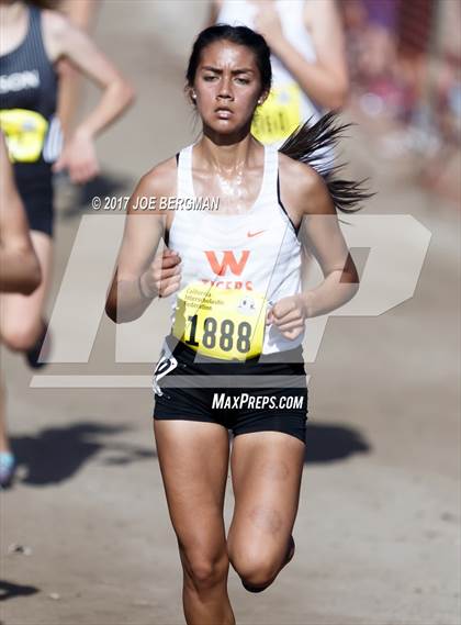Thumbnail 1 in CIF State Cross Country Championships (Girls D3 Race) photogallery.